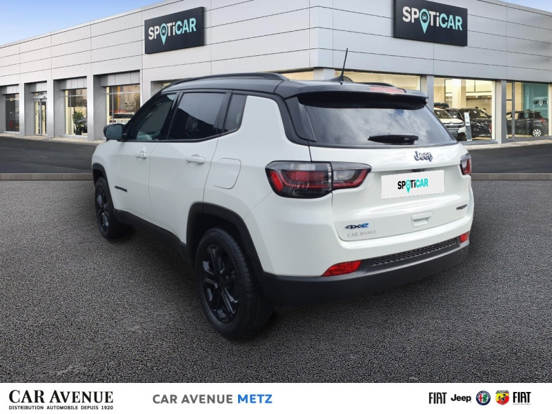 Occasion JEEP Compass 1.3 Turbo T4 190ch PHEV 4xe Night Eagle AT6 eAWD 2023 Alpine White+toit noir 29990 € à Metz