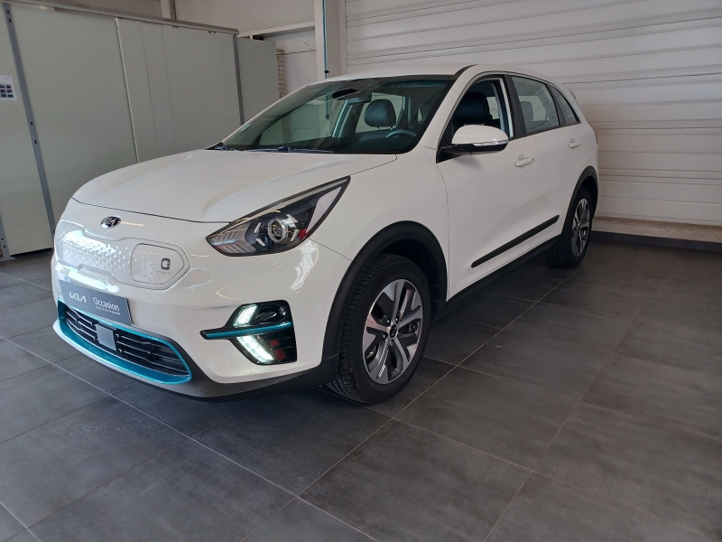 Occasion KIA e-Niro Motion 136ch GARANTIE 05-2028 2021 Blanc - clear white s 21490 € à THIONVILLE