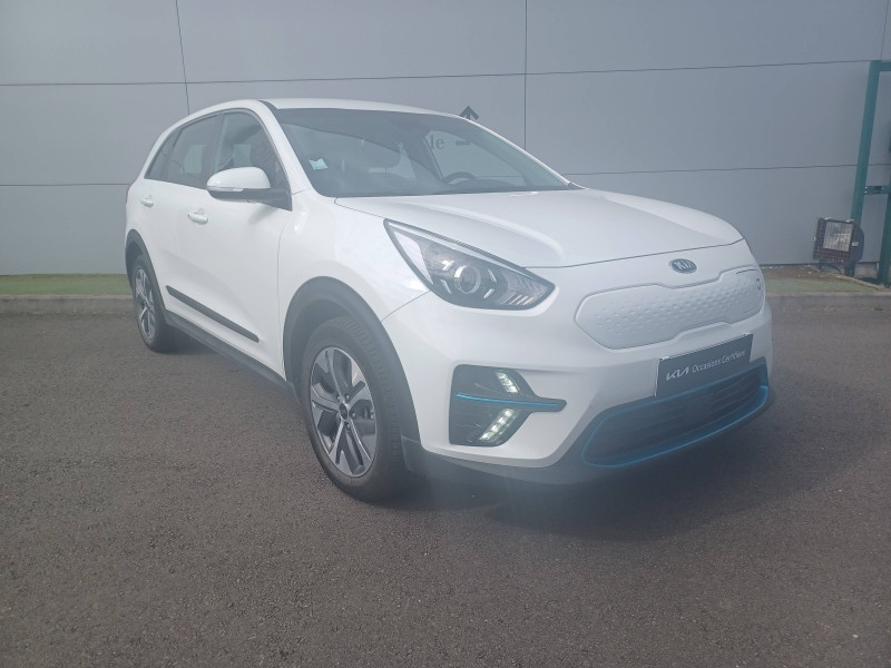 Occasion KIA e-Niro Motion 136ch GARANTIE 05-2028 2021 Blanc - clear white s 21490 € à THIONVILLE