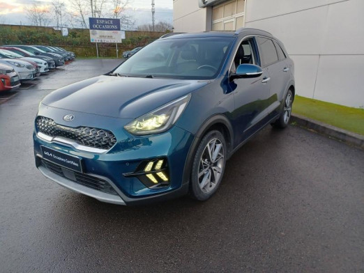 Occasion KIA Niro 1.6 GDi 105ch ISG + électrique 43.5ch Premium DCT6 GPS CLIM CAMERA GARANTIE 12-2027 2020 Bleu Lagon métallisé 20 990 € à Thionville