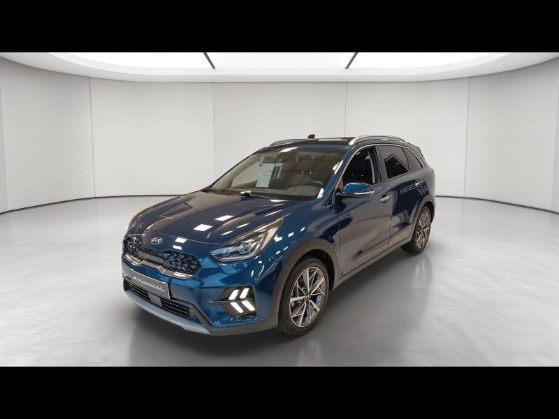 Occasion KIA Niro 1.6 GDi 105ch ISG + électrique 43.5ch Design DCT6 garantie 12 mois 2020 Bleu Lagon métallisé 18290 € à Thionville