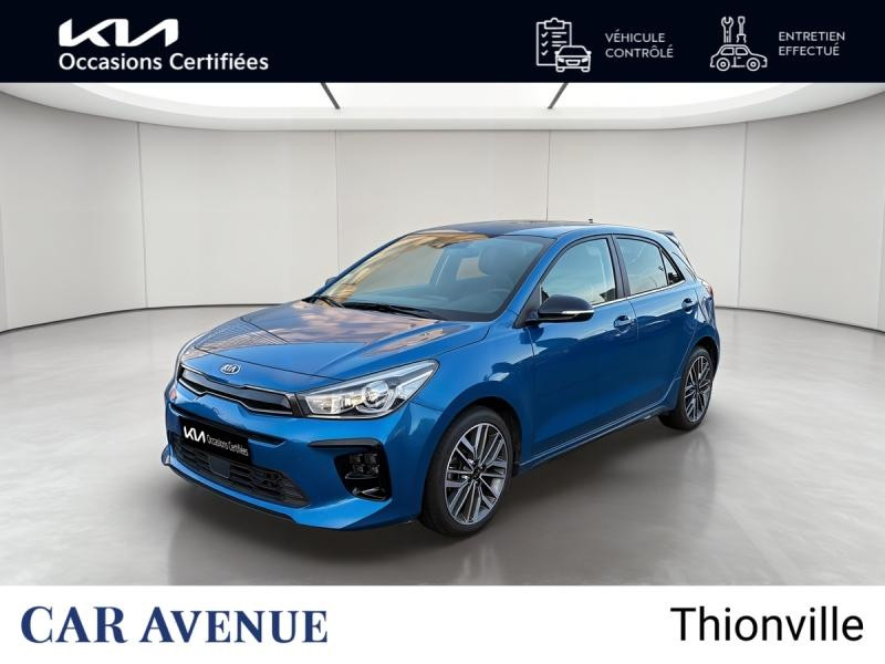 Used KIA Rio 1.0 T-GDI 120ch MHEV GT-Line Premium iBVM6 GARANTIE 12 MOIS 2021 Bleu Azur métallisé € 14990 in Thionville