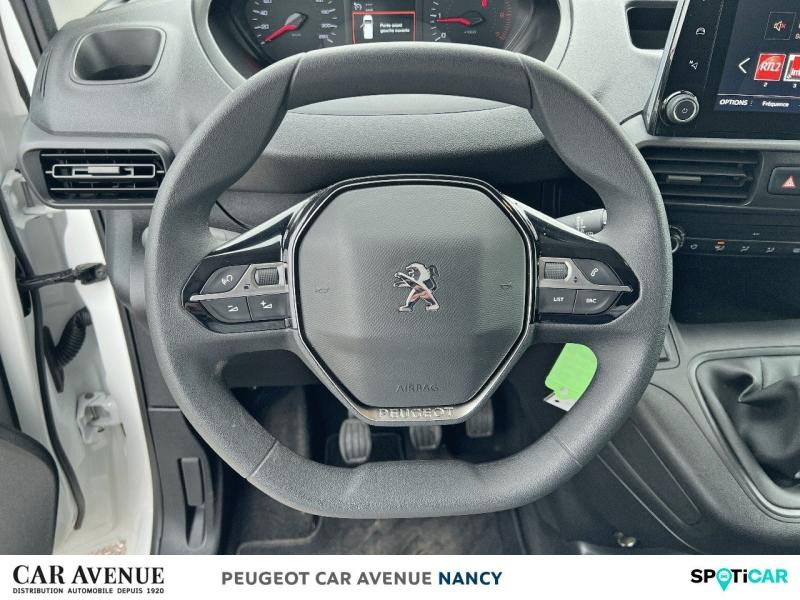 Occasion PEUGEOT Partner Long 950kg BlueHDi 100ch S&S BVM5 Asphalt 2020 Blanc 15590 € à Lunéville