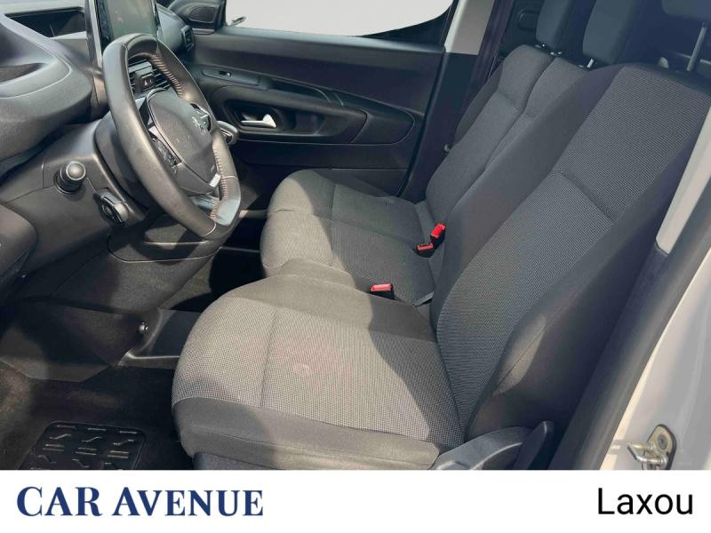 Occasion PEUGEOT Partner M 650kg BlueHDi 100ch S&S Cabine Multiflex 3 places Pack Asphalt Connect 2024 Blanc Icy 19563 € à Lunéville