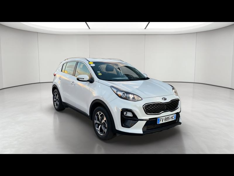 Occasion KIA Sportage 1.6 CRDi 115ch ISG Motion 4x2 2019 Blanc Platine 18906 € à Lunéville