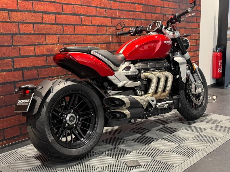 Used TRIUMPH Rocket III Rocket 3 2500 R 2022 Silver Ice and Cranberry Red € 14990 in Dijon