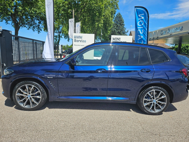 Occasion BMW X3 xDrive30e 292ch M Sport 2021 BMW Individual Tansanitblau métallisé 56500 € à Beaune