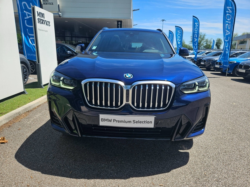 Occasion BMW X3 xDrive30e 292ch M Sport 2021 BMW Individual Tansanitblau métallisé 56500 € à Beaune