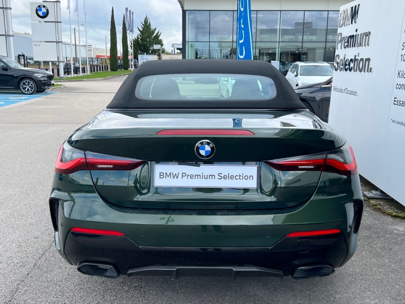 Occasion BMW Série 4 Cabriolet M440iA xDrive 374ch 2022 Sanremo Green métallisé 69590 € à Beaune