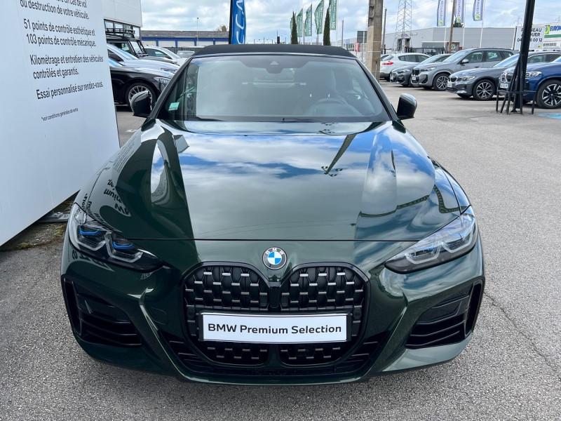 Occasion BMW Série 4 Cabriolet M440iA xDrive 374ch 2022 Sanremo Green métallisé 69590 € à Beaune