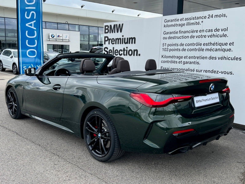 Occasion BMW Série 4 Cabriolet M440iA xDrive 374ch 2022 Sanremo Green métallisé 69590 € à Beaune