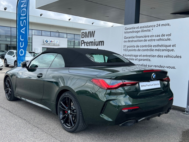 Occasion BMW Série 4 Cabriolet M440iA xDrive 374ch 2022 Sanremo Green métallisé 69590 € à Beaune