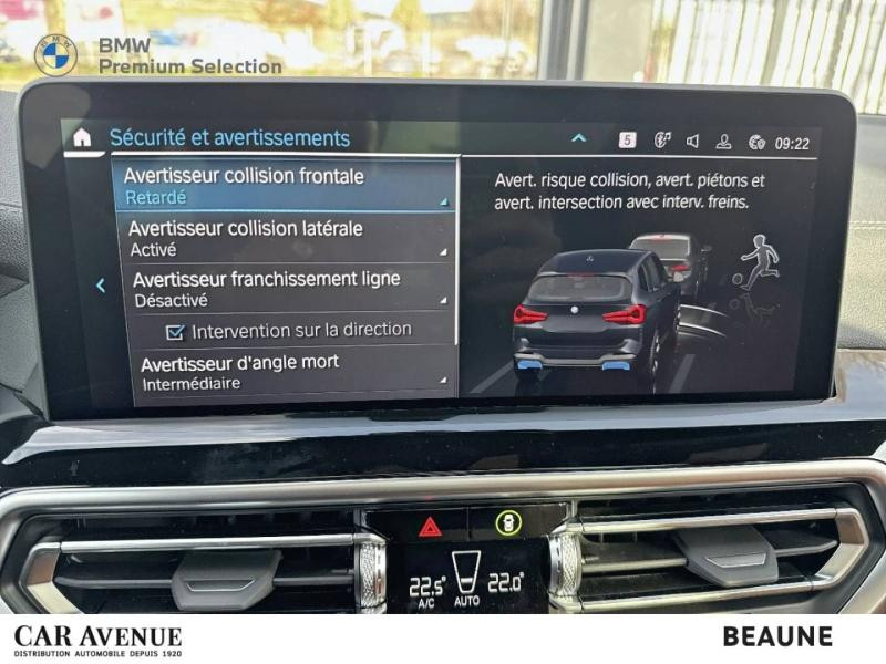 Occasion BMW iX3 M sport 286ch Inspiring 2025 Carbonschwarz métallisé 56990 € à Beaune