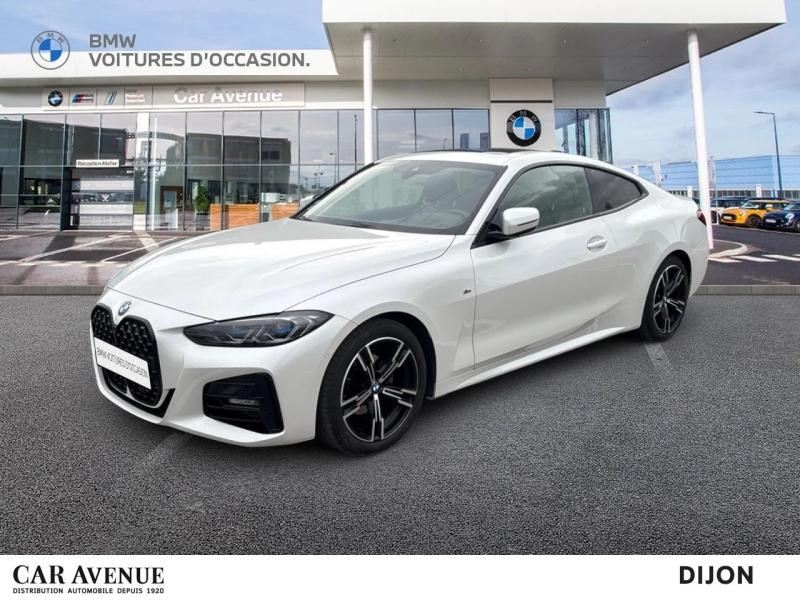 Occasion BMW Série 4 Coupé 420dA xDrive 190ch M Sport 2021 Mineralweiss métallisé 39900 € à Beaune