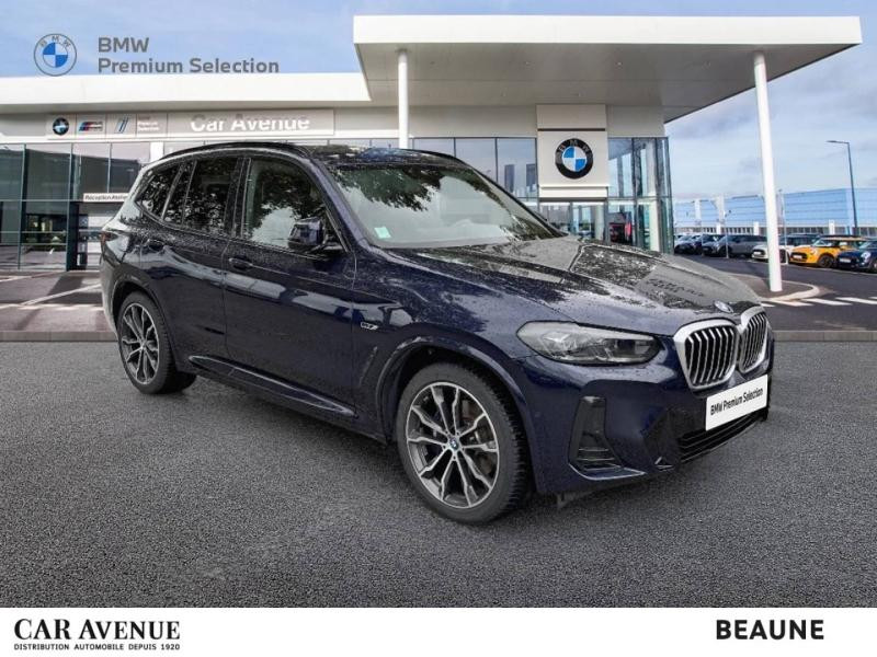 Occasion BMW X3 xDrive30e 292ch M Sport 2021 BMW Individual Tansanitblau métallisé 49490 € à Beaune