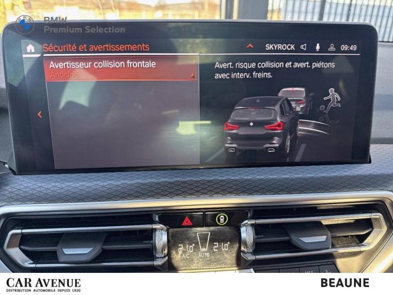 Occasion BMW X3 sDrive18d 150ch M Sport 2023 Saphirschwarz métallisé 49490 € à Beaune