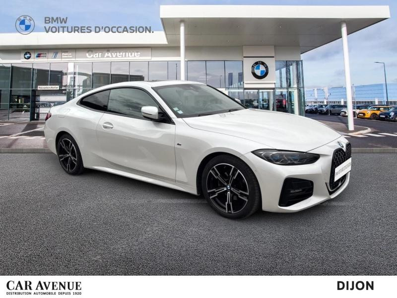 Occasion BMW Série 4 Coupé 420dA xDrive 190ch M Sport 2021 Mineralweiss métallisé 39900 € à Beaune