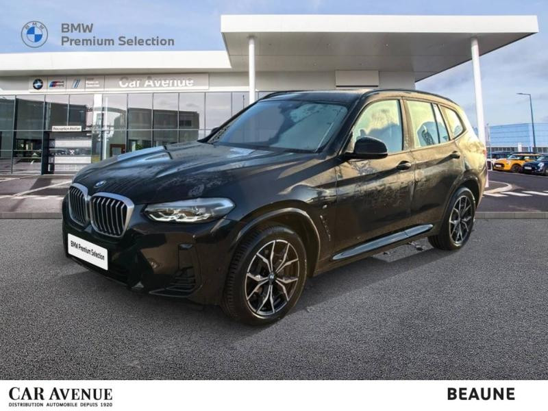 Occasion BMW X3 sDrive18d 150ch M Sport 2023 Saphirschwarz métallisé 49490 € à Beaune