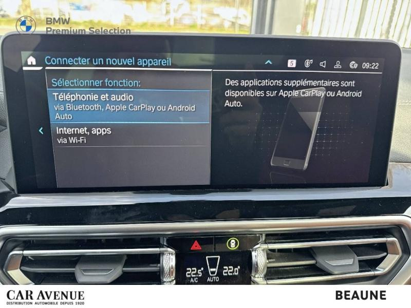 Occasion BMW iX3 M sport 286ch Inspiring 2025 Carbonschwarz métallisé 56990 € à Beaune