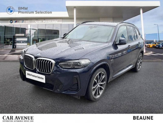 Occasion BMW X3 xDrive30e 292ch M Sport 2021 BMW Individual Tansanitblau métallisé 49 490 € à Beaune