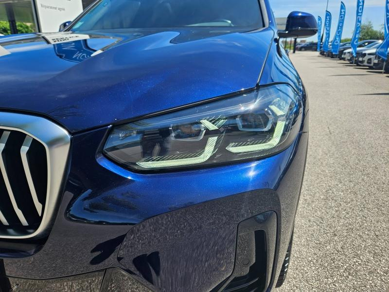 Occasion BMW X3 xDrive30e 292ch M Sport 2021 BMW Individual Tansanitblau métallisé 49490 € à Beaune