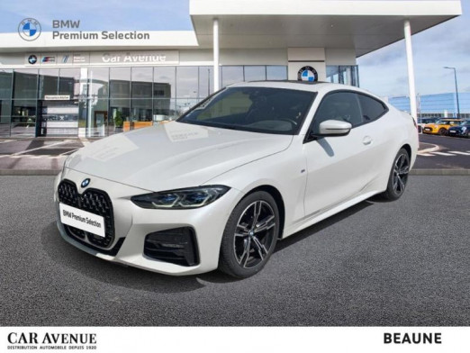 Occasion BMW Série 4 Coupé 420dA xDrive 190ch M Sport 2021 Mineralweiss métallisé 36 490 € à Beaune