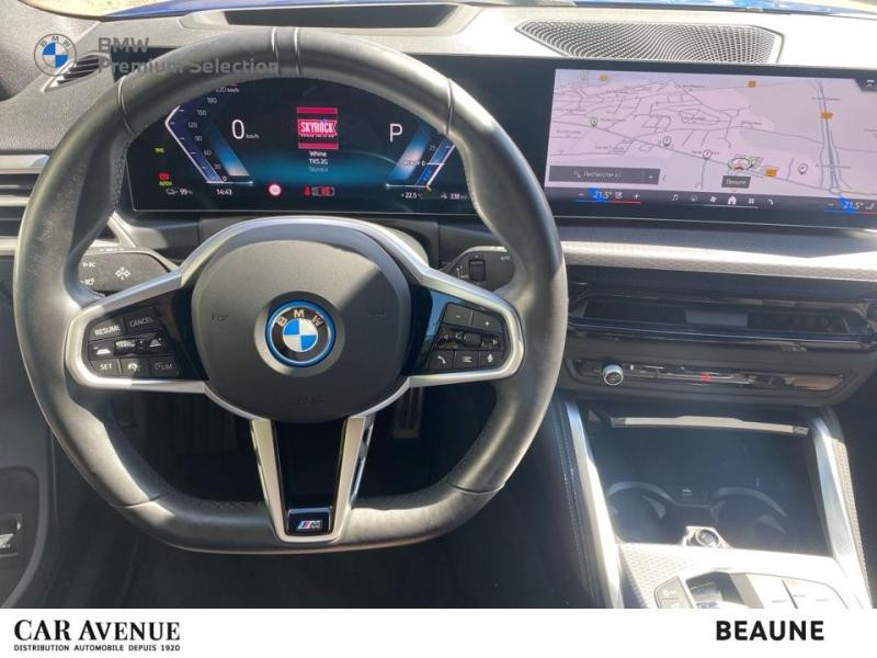 Occasion BMW i4 eDrive40 340ch M Sport 2024 BMW Ind Frozen Portimaoblau métallisé 51490 € à Beaune