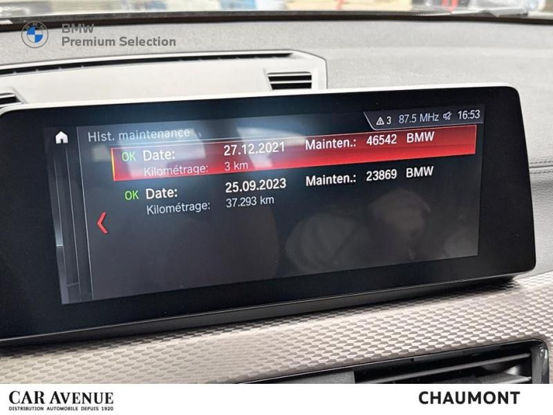 Occasion BMW X2 xDrive25eA 220ch M Sport Euro6d-T 6cv 2021 Saphirschwarz métallisé 29350 € à Chaumont