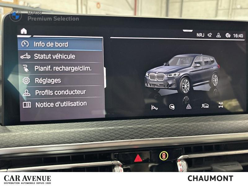 Used BMW X3 xDrive30e 292ch M Sport 2022 M Carbonschwarz métallisé € 44490 in Chaumont