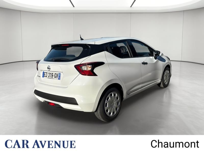 Occasion NISSAN Micra 1.0 71ch Visia Pack 2018 Blanc 9990 € à Chaumont