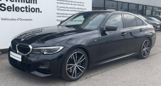 Occasion BMW Série 3 330i 258 ch BVA8 M Sport 4p 2020 Noir 39 900 € à Dijon