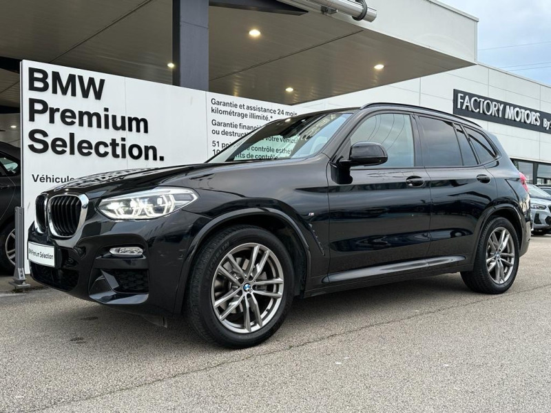 Occasion BMW X3 xDrive30eA 292ch M Sport 10cv 2021 Saphirschwarz 52900 € à Dijon