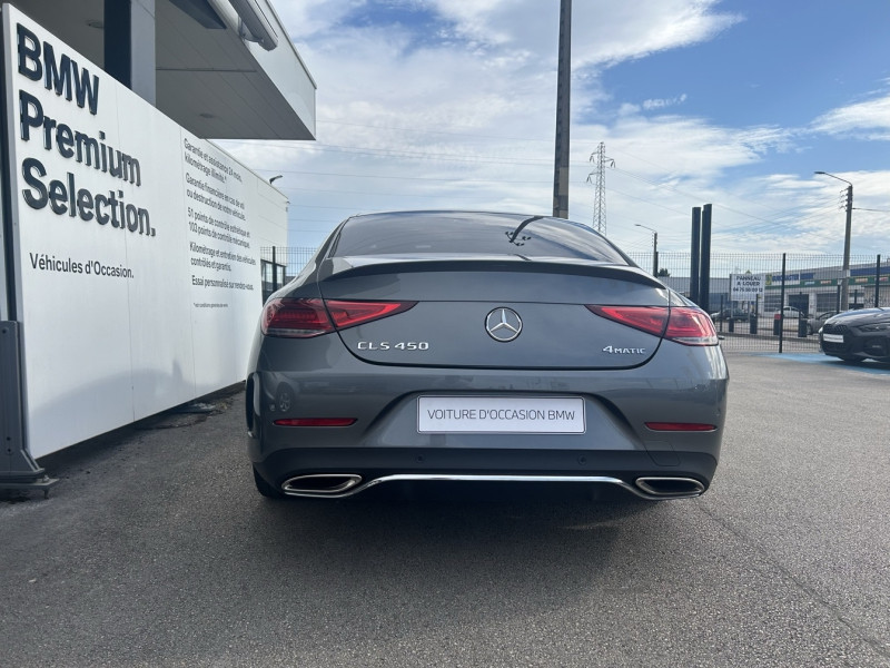 Occasion MERCEDES-BENZ Classe CLS 450 367ch EQ Boost AMG Line+ 4Matic 9G-Tronic Euro6d-T 2020 Gris sélénite 58900 € à Dijon