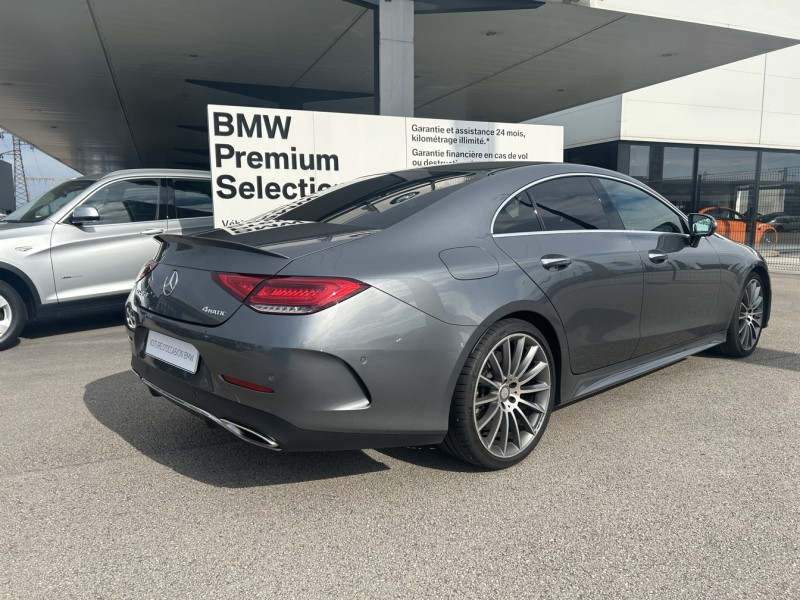 Occasion MERCEDES-BENZ Classe CLS 450 367ch EQ Boost AMG Line+ 4Matic 9G-Tronic Euro6d-T 2020 Gris sélénite 58900 € à Dijon