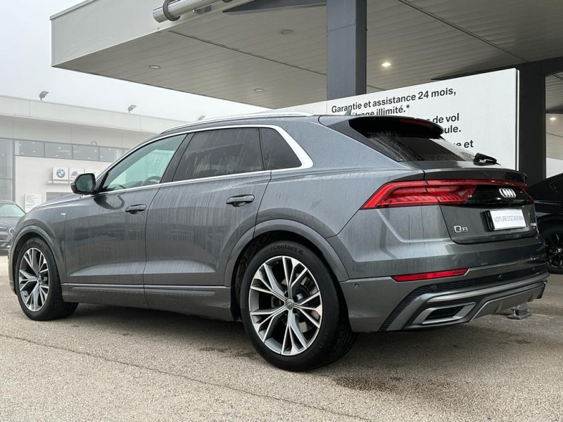 Occasion AUDI Q8 50 TDI 286ch S line quattro tiptronic 8 2019 Gris clair 52900 € à Dijon