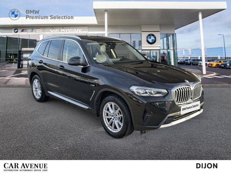 Occasion BMW X3 xDrive30e 292ch xLine 2021 Saphirschwarz métallisé 40990 € à Dijon