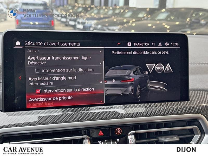 Occasion BMW X4 M 3.0i 510ch Competition 2021 M Carbonschwarz métallisé 84990 € à Dijon