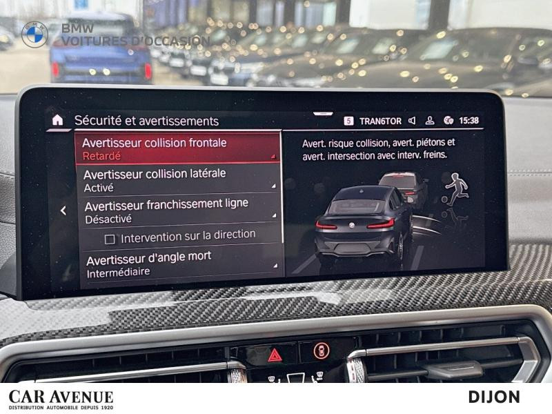Occasion BMW X4 M 3.0i 510ch Competition 2021 M Carbonschwarz métallisé 84990 € à Dijon