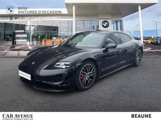 Used PORSCHE Taycan 571ch 4S avec batterie performance plus MY21 2020 Noir Intense métallisé € 59,900 in Dijon