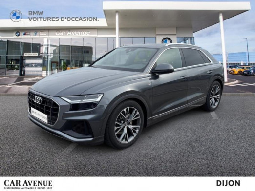 Occasion AUDI Q8 50 TDI 286ch S line quattro tiptronic 8 2019 Gris clair 52 900 € à Dijon