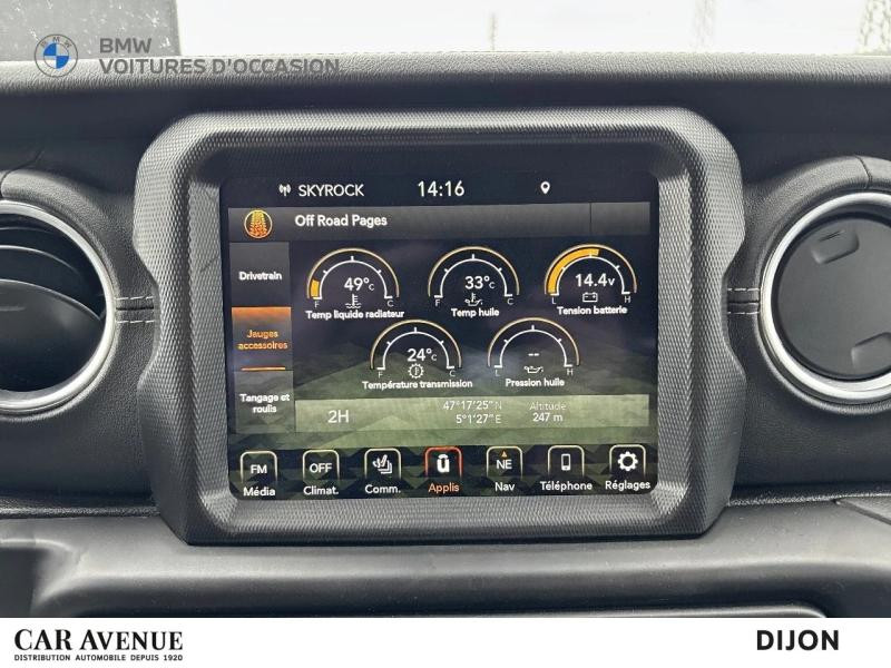Occasion JEEP Wrangler 2.0 T 380ch 4xe Overland Command-Trac 2021 Sting Gray 53990 € à Dijon