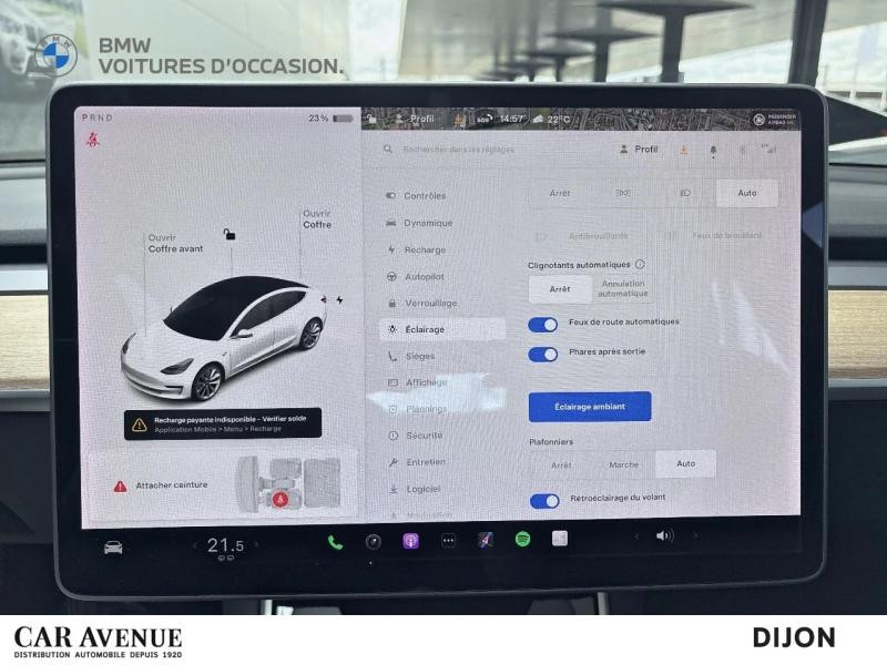 Occasion TESLA Model 3 Long-Range Dual Motor AWD MY21 2020 Blanc Nacré Multicouches 23900 € à Dijon
