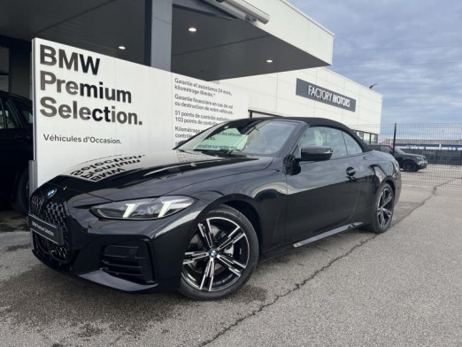 Occasion BMW Série 4 Cabriolet 420iA 184ch M Sport 2024 Saphirschwarz métallisé 58 000 € à Dijon