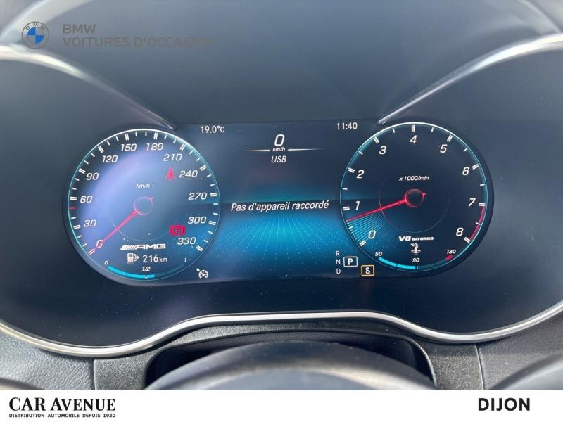 Occasion MERCEDES-BENZ GLC 63 AMG S 510ch 4Matic+ Speedshift MCT AMG Euro6d-T-EVAP-ISC 2021 Noir 91900 € à Dijon
