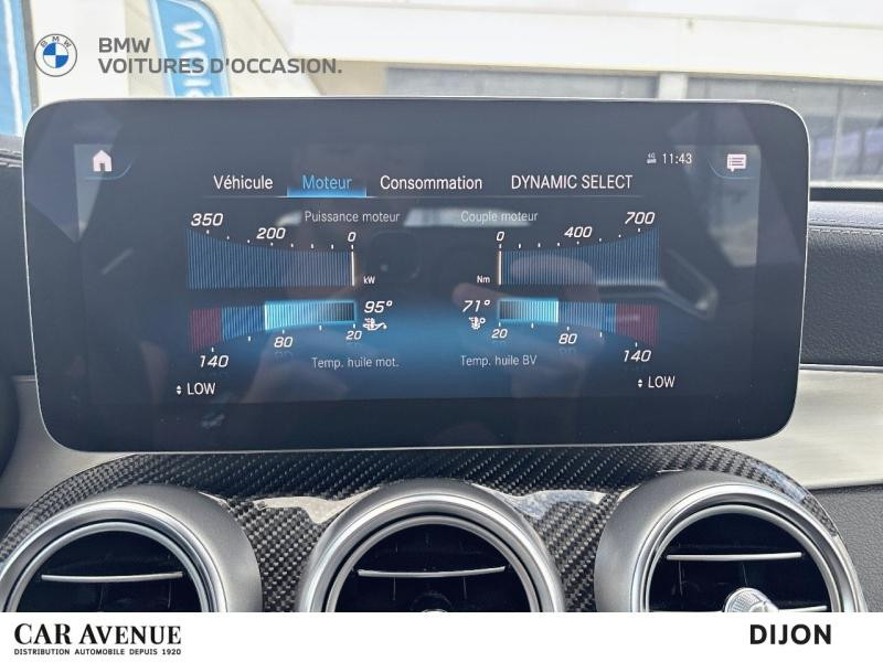 Occasion MERCEDES-BENZ GLC 63 AMG S 510ch 4Matic+ Speedshift MCT AMG Euro6d-T-EVAP-ISC 2021 Noir 91900 € à Dijon