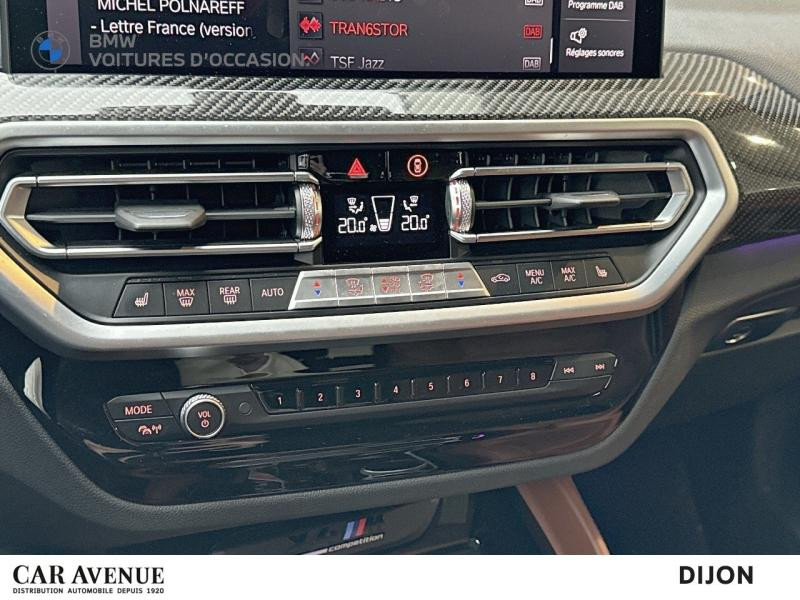 Occasion BMW X4 M 3.0i 510ch Competition 2021 M Carbonschwarz métallisé 77900 € à Dijon