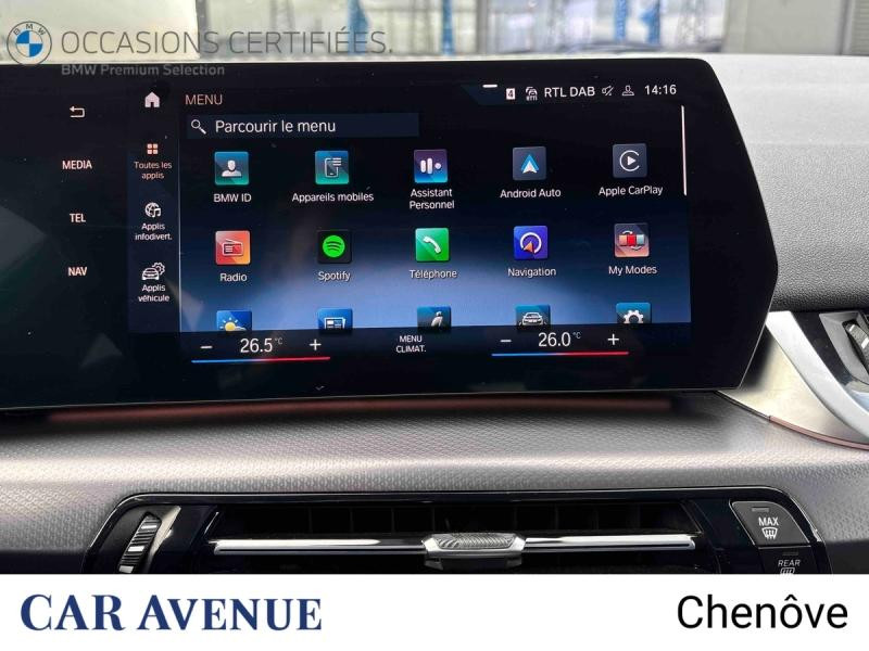 Occasion BMW Série 2 ActiveTourer 218d 150ch M Sport DKG7 2023 Saphirschwarz métallisé 30900 € à Dijon