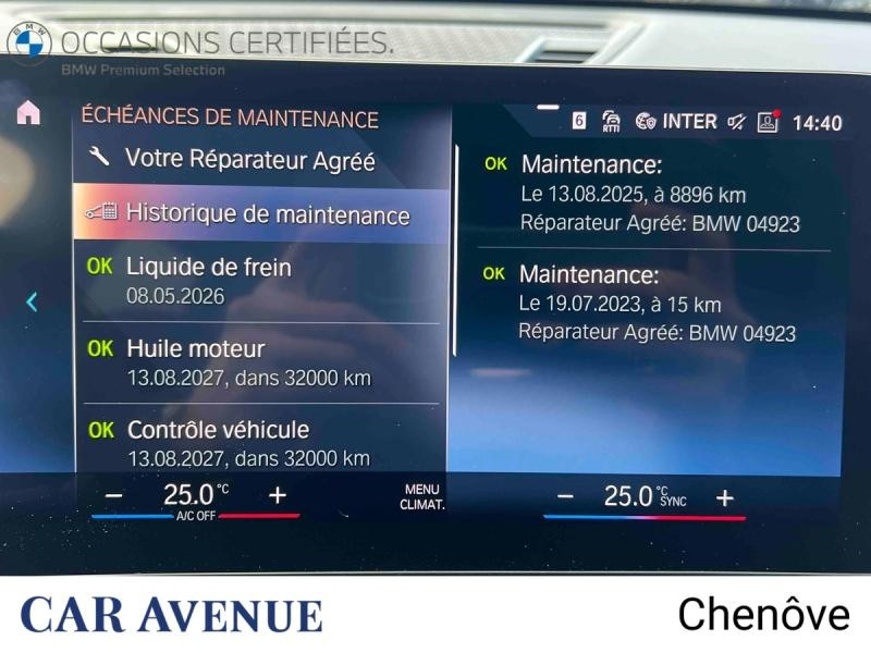 Occasion BMW X1 xDrive30e 326ch M Sport 2023 Saphirschwarz métal 50900 € à Dijon