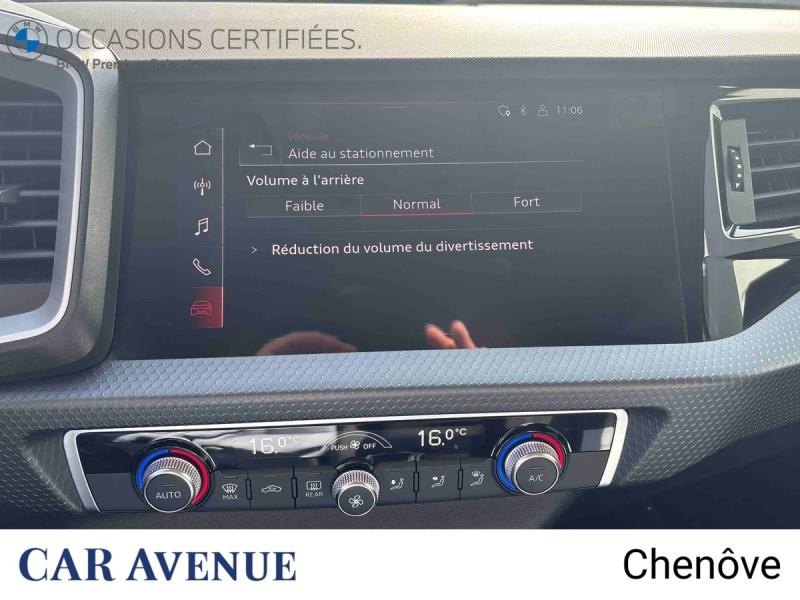 Occasion AUDI A1 Sportback 30 TFSI 110ch S line S tronic 7 2022 Gris Flèche/Arches+pav Noir Mythic 23490 € à Dijon