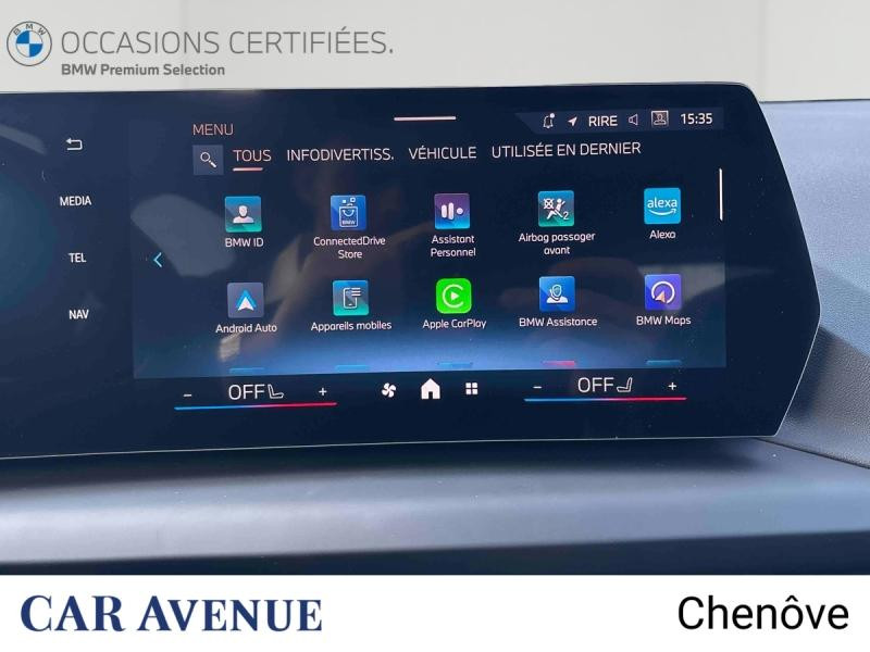 Occasion BMW Série 1 116A 122ch M Sport Design DKG7 2025 Saphirschwarz métallisé 33400 € à Dijon